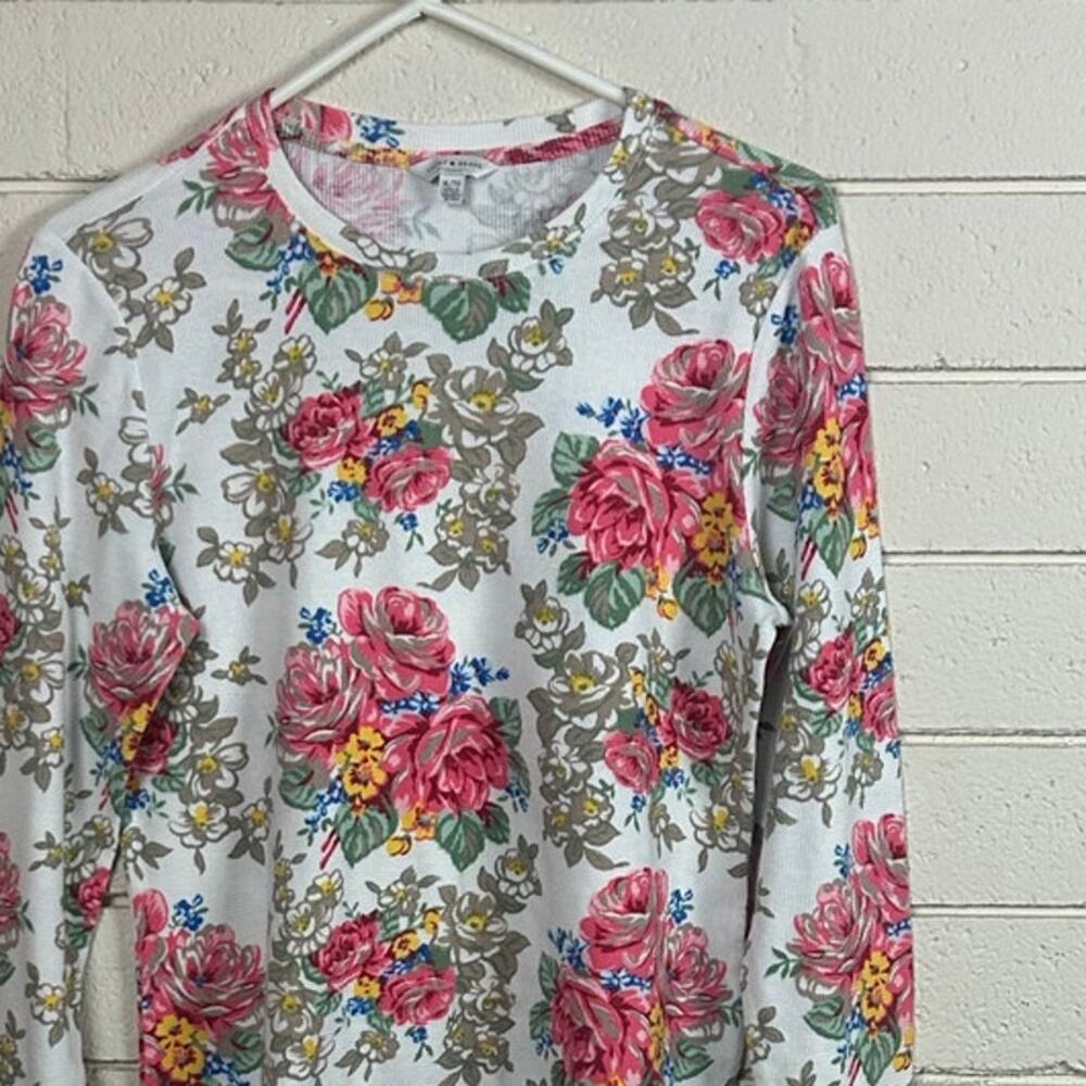 Lucky Brand Floral Henley Thermal Top size XL - Picture 8 of 8